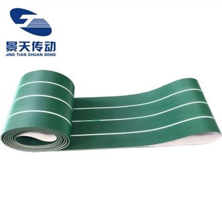 חגורת מסוע עם רצועת מדריך